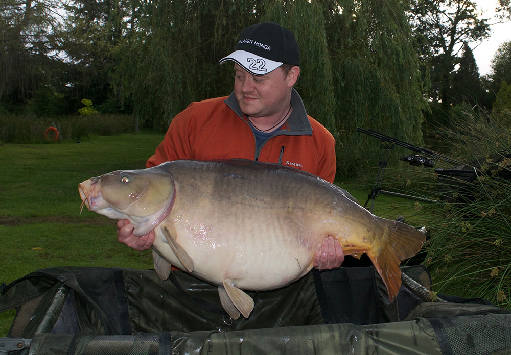 Mike Jnr with carp